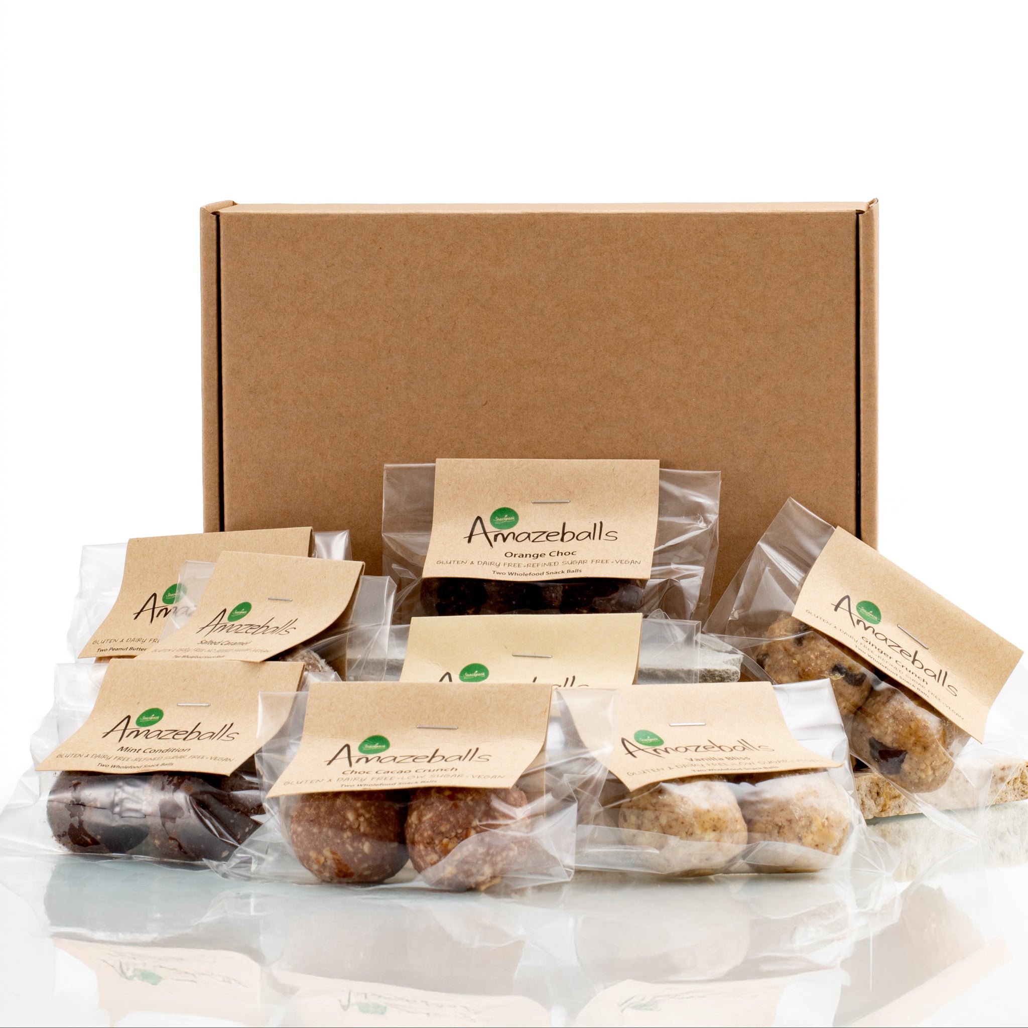 Sampler Box of Amazeballs - Eight twin packs, one of each flavour