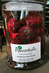Raspberry Choc Bomb Amazeballs. GF, DF, vegan, raw. Box of 20 x 40g balls.