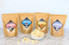 Mixed four pack of popcorn - one of each flavour
