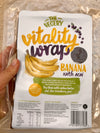 Vitality Wraps Banana with Acai 4-pack